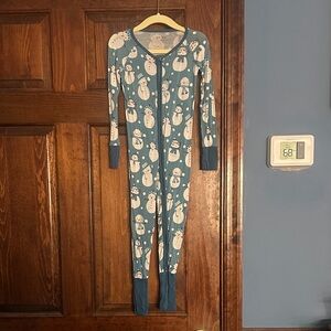 Little Sleepies Blue Snow Much Fun Zippy